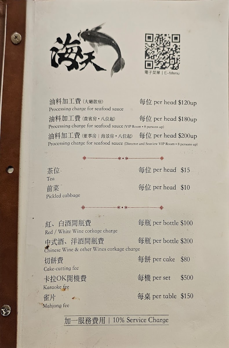 Menu Happiness Seafood Restaurant-1